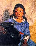 Gregorita with the Santa Clara Bowl Robert Henri